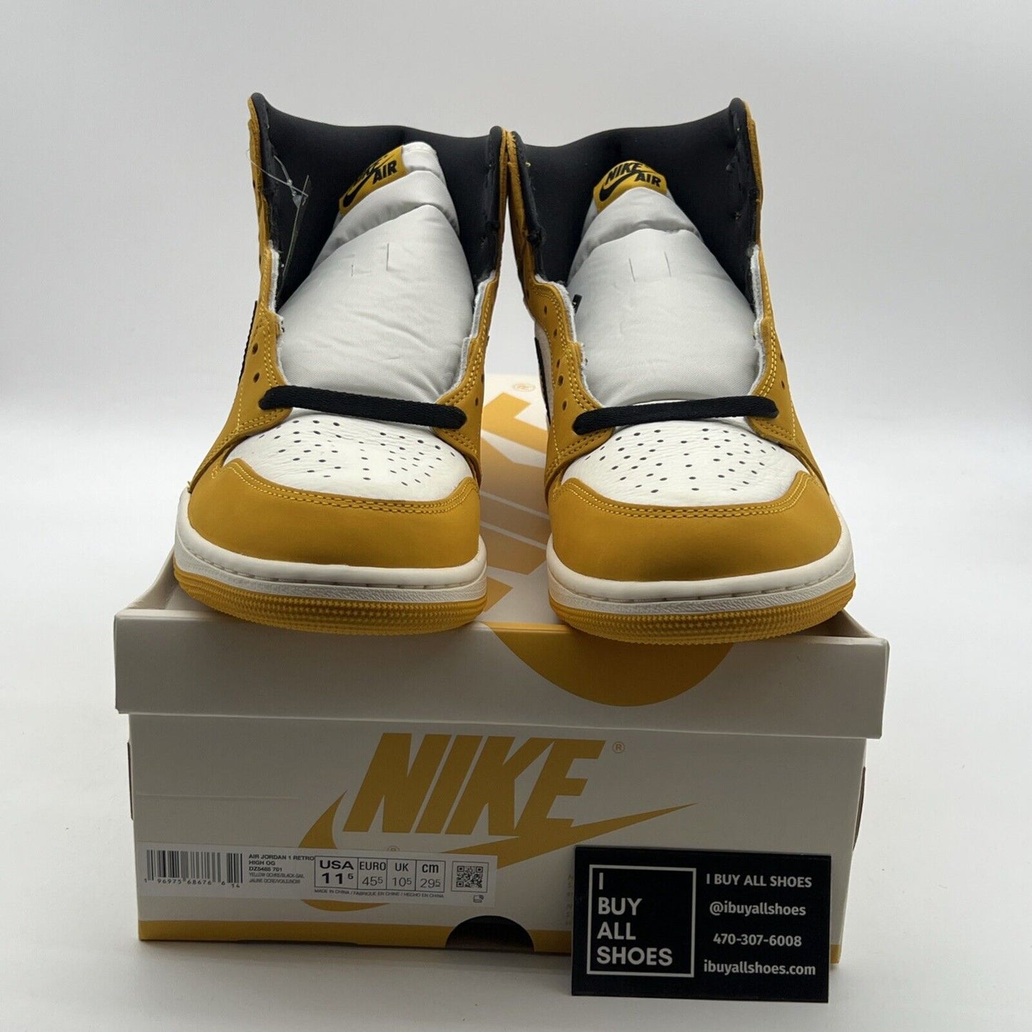 Size 11.5 - Air Jordan 1 Retro OG High Yellow Ochre (DZ5485-701)
