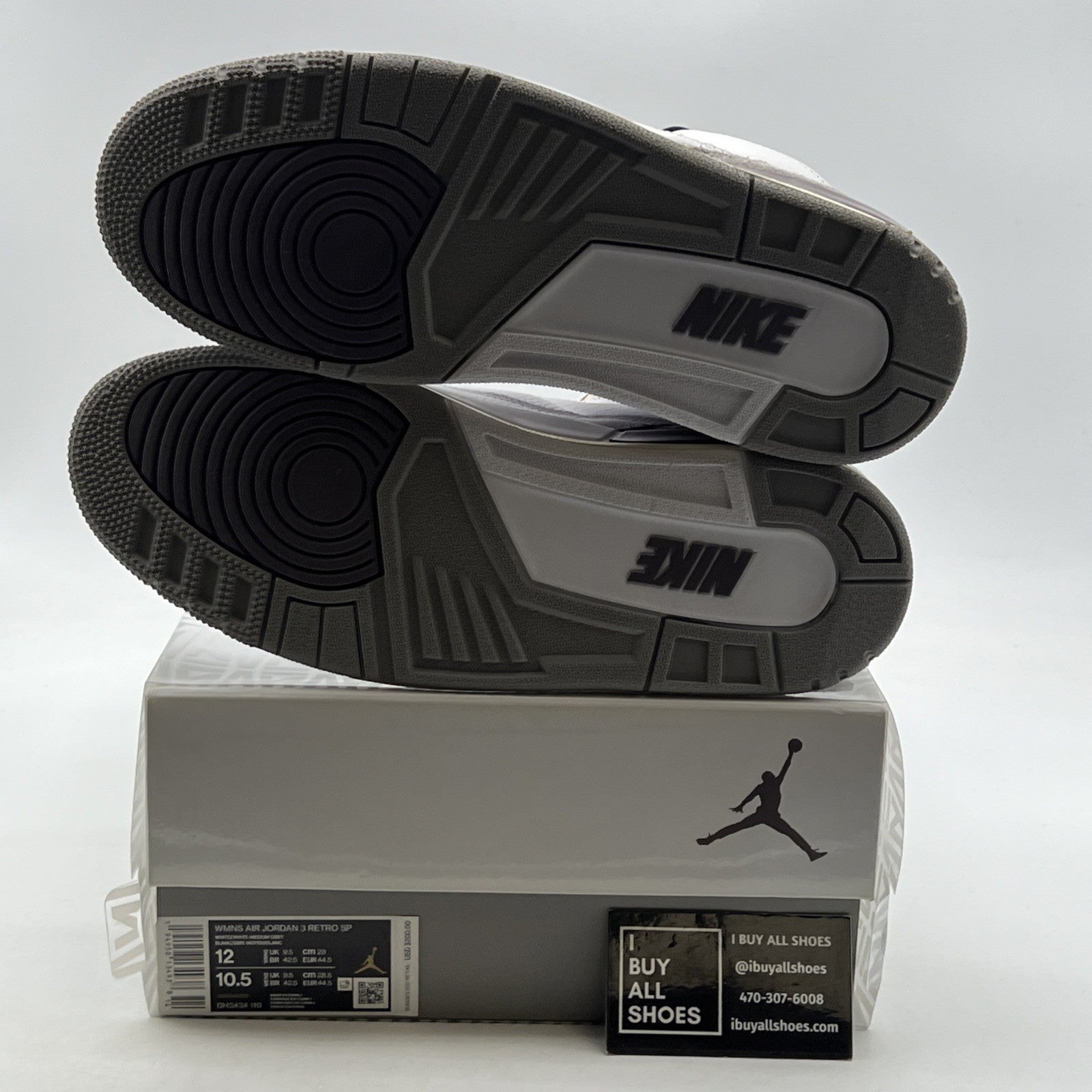Size 12 - Air Jordan 3 Retro SP x A Ma Maniere Low Raised By Women W