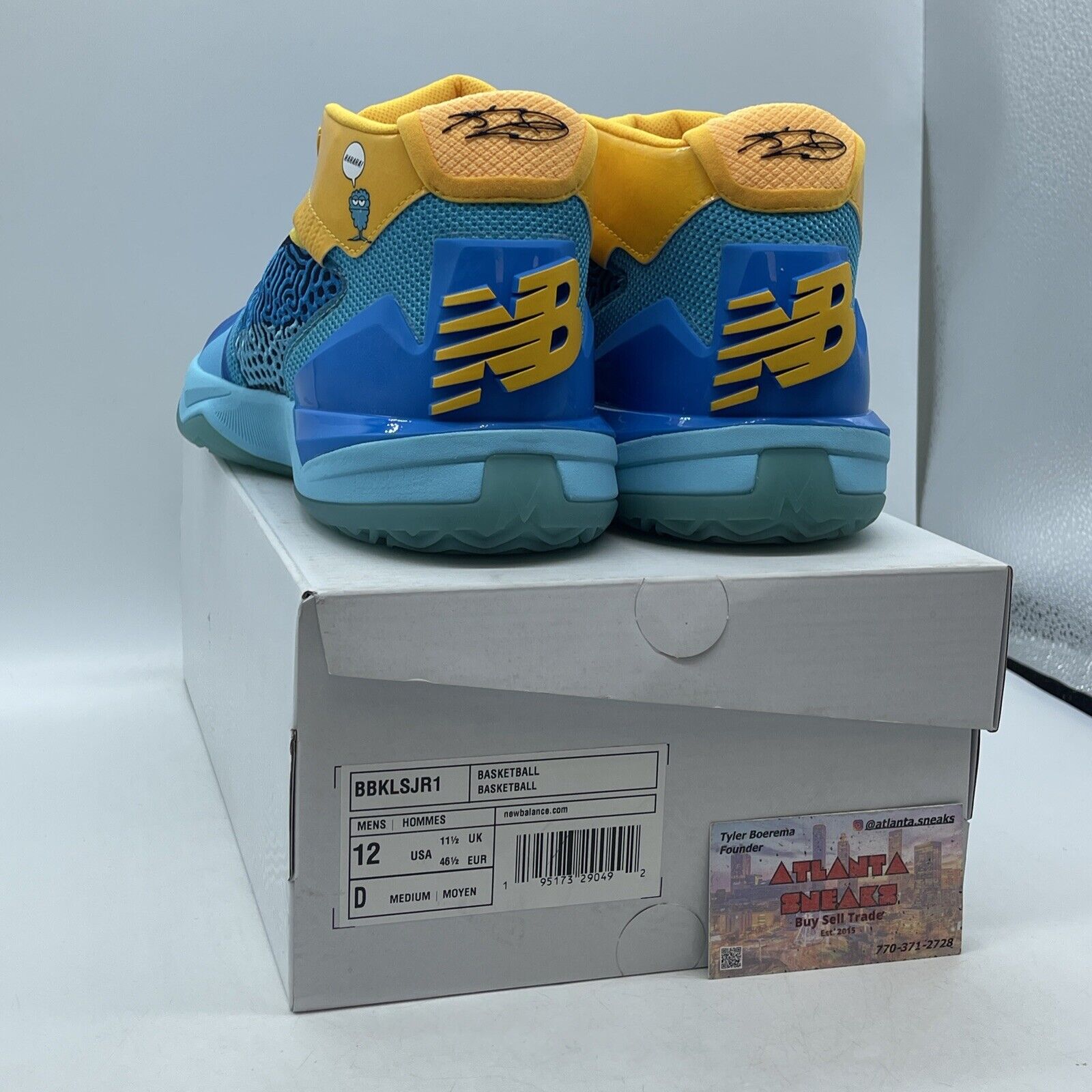 Size 12 - New Balance Jolly Rancher x KAWHI Blue Raspberry Suede (BBKLSJR1)