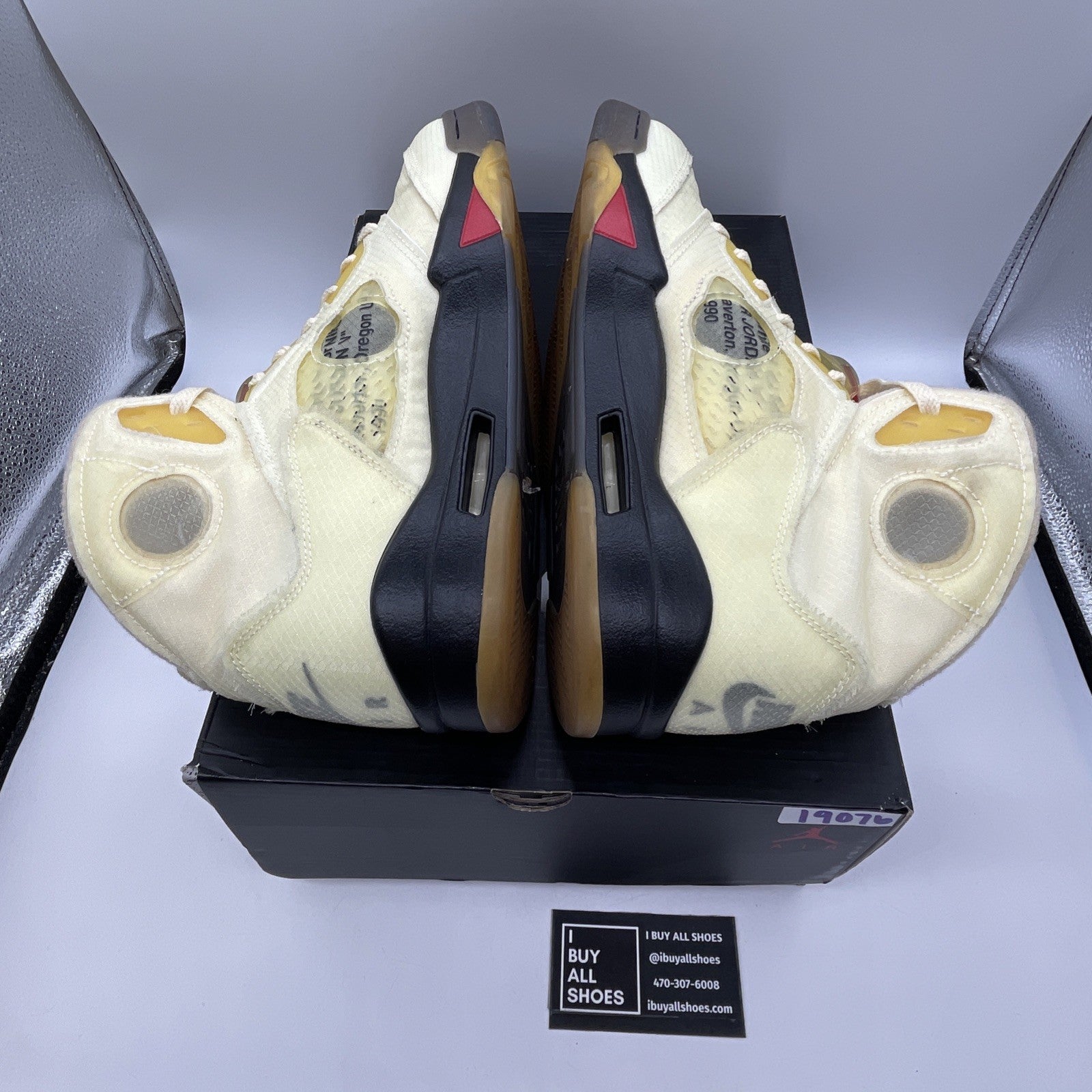 Size 11.5 - Air Jordan 5 SP x Off-White Mid Sail (DH8565-100)