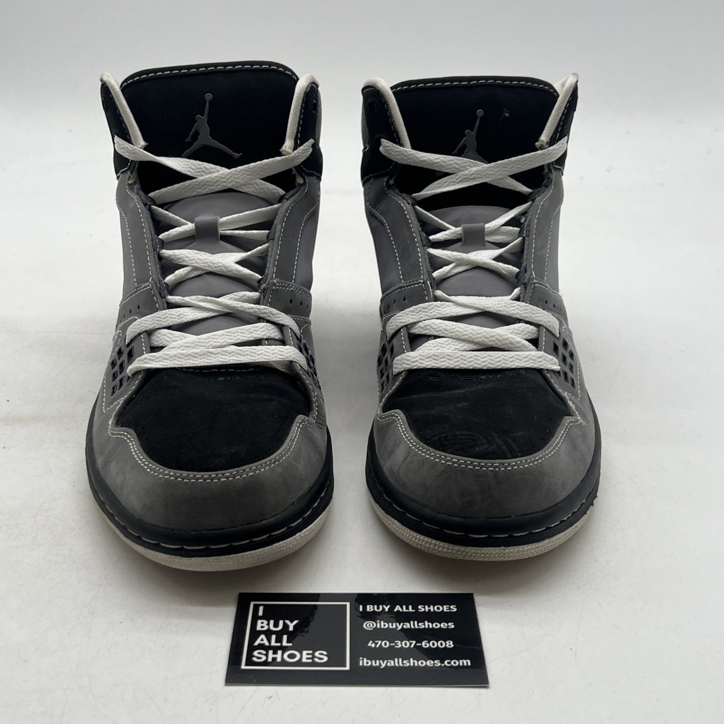 Size 10 - Jordan 1 Flight Gray - (372704-002)