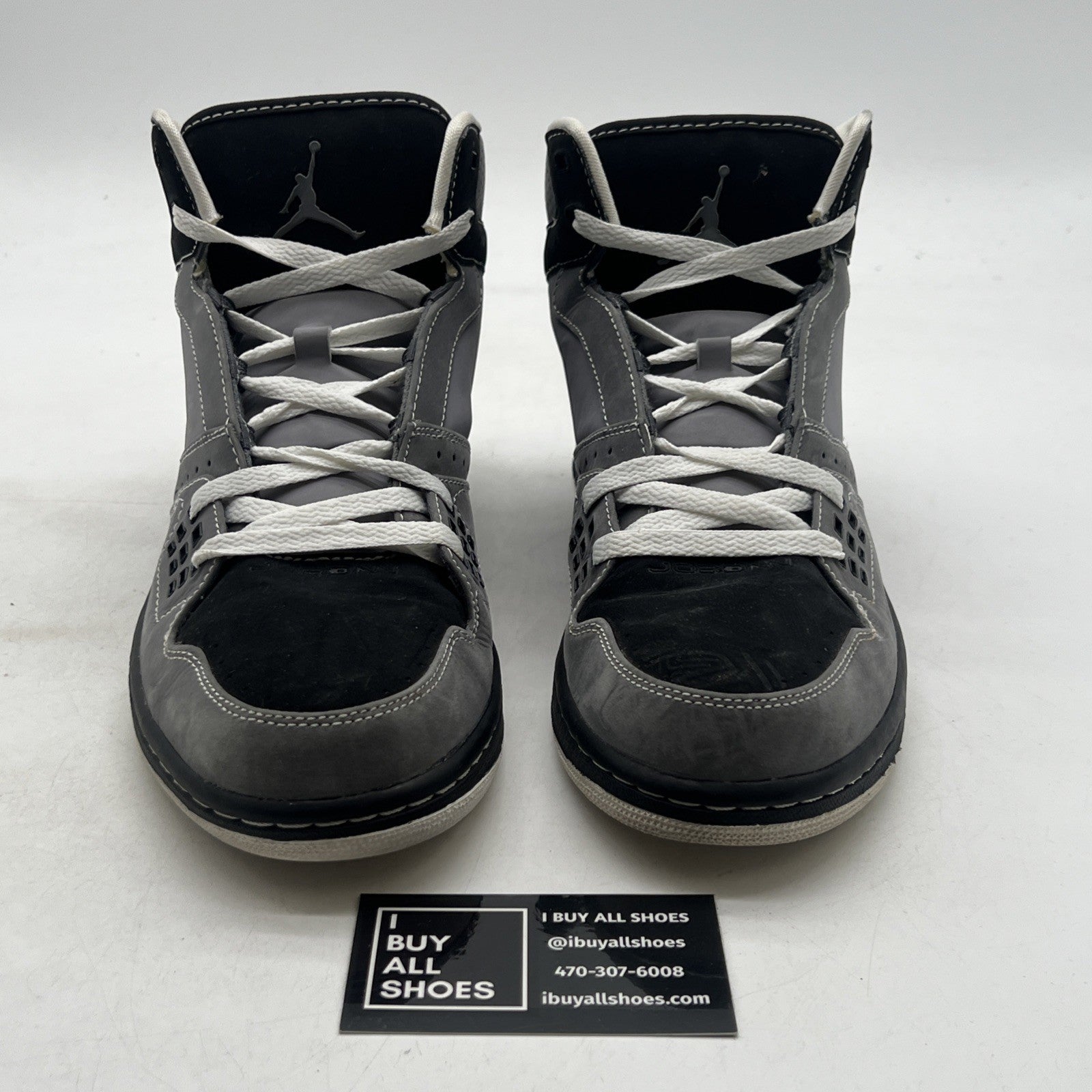 Size 10 - Jordan 1 Flight Gray - (372704-002)