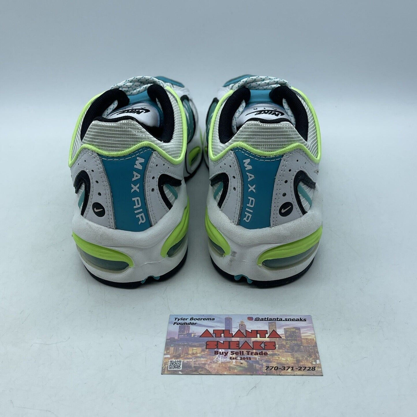 Size 8 - Nike Air Max Tailwind 4 Transparent Blue Suede leather (CJ0641-100)