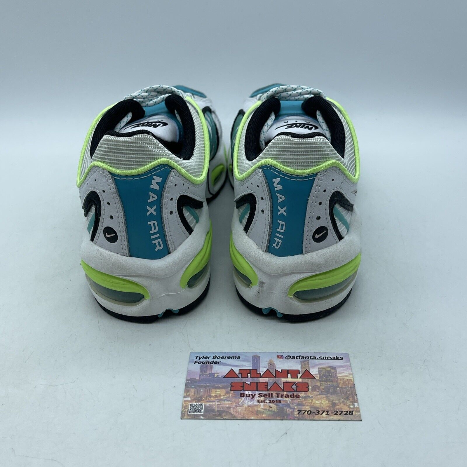 Size 8 - Nike Air Max Tailwind 4 Transparent Blue Suede leather (CJ0641-100)