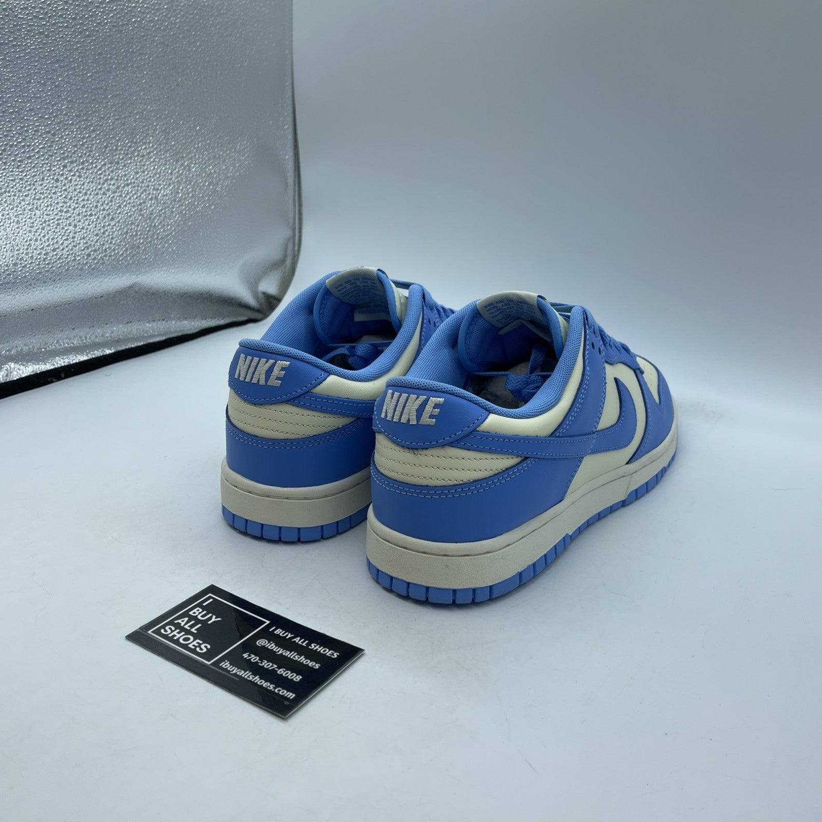 Size 11 - Nike Dunk Low University Blue Coconut Milk White Leather (DV0833-113)