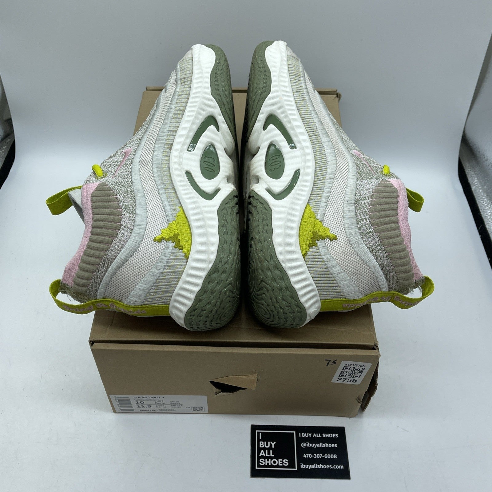Size 10 - Nike Cosmic Unity 3 Phantom Bright Cactus Grey Green (DV9087-001)