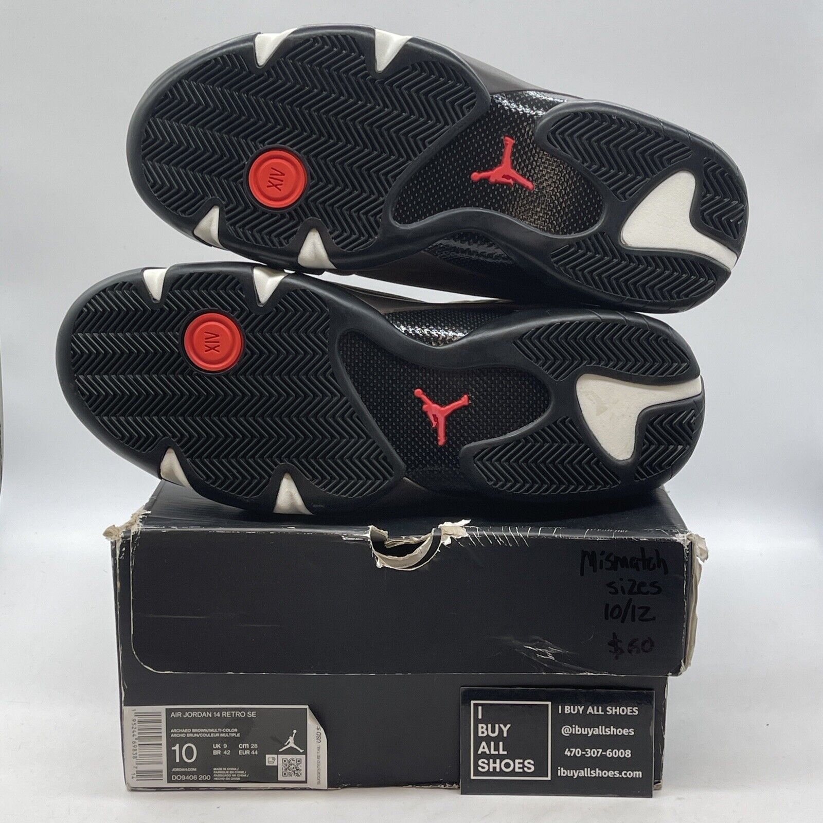 Size 10 & 12 - Air Jordan 14 Retro Winterized Brown (DO9406-200) (MISMATCH)