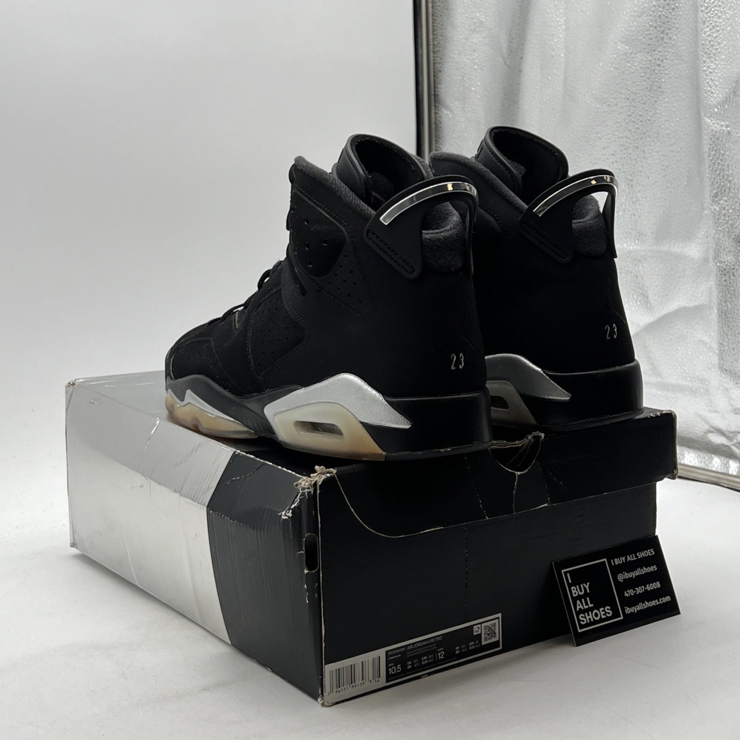 Size 10.5 - Air Jordan 6 Retro Mid Chrome (DX2836-001)