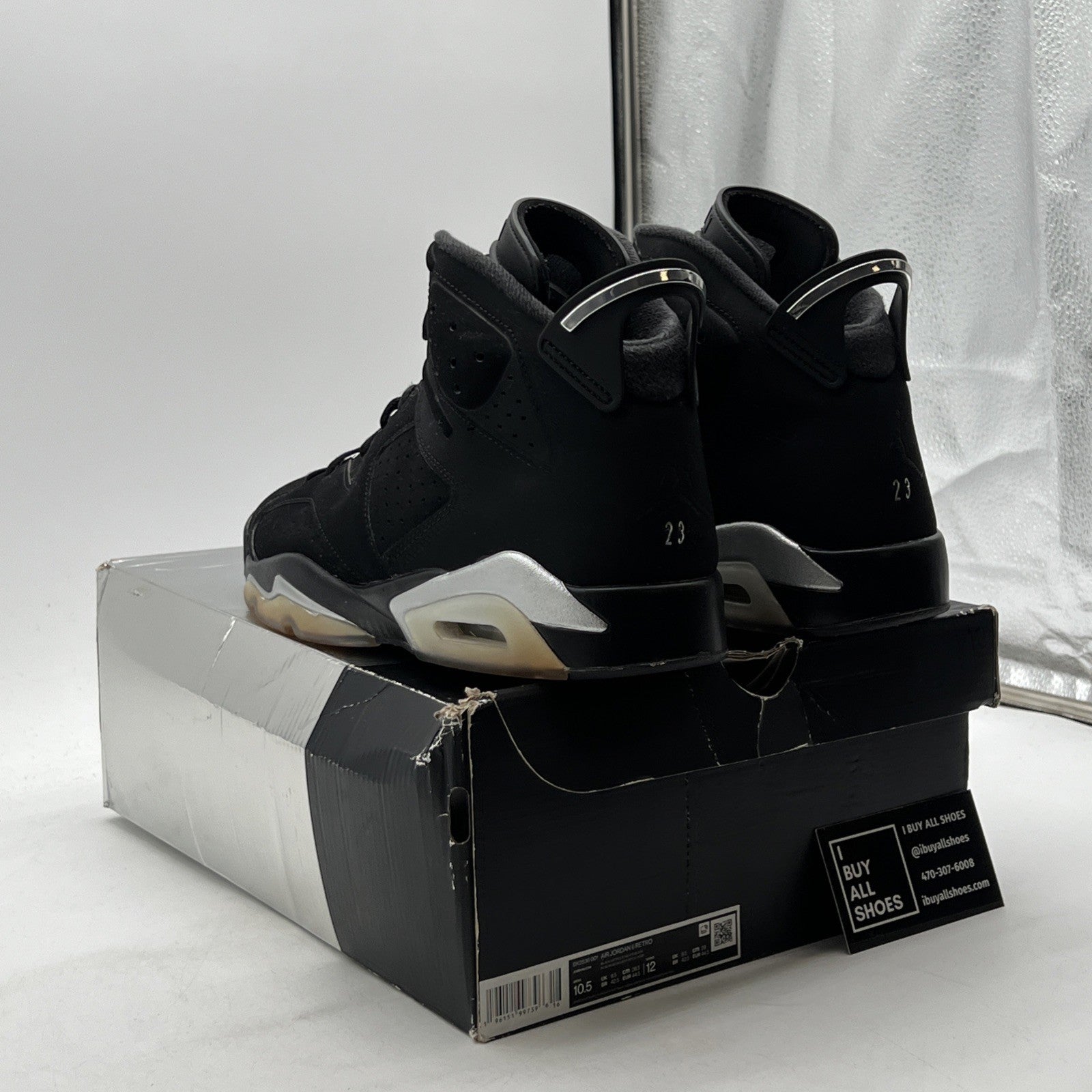 Size 10.5 - Air Jordan 6 Retro Mid Chrome (DX2836-001)