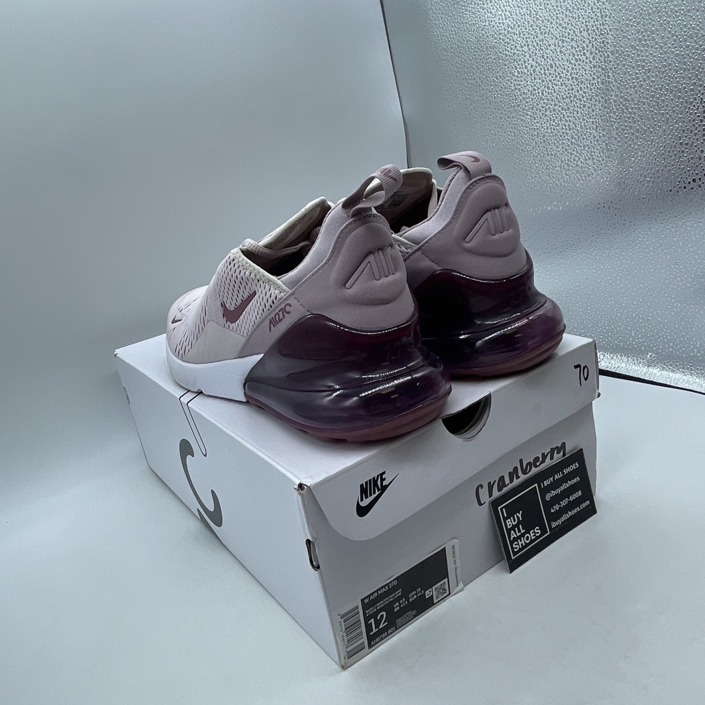 Size 12W - Nike Air Max 270 Barely Rose (AH6789-601)