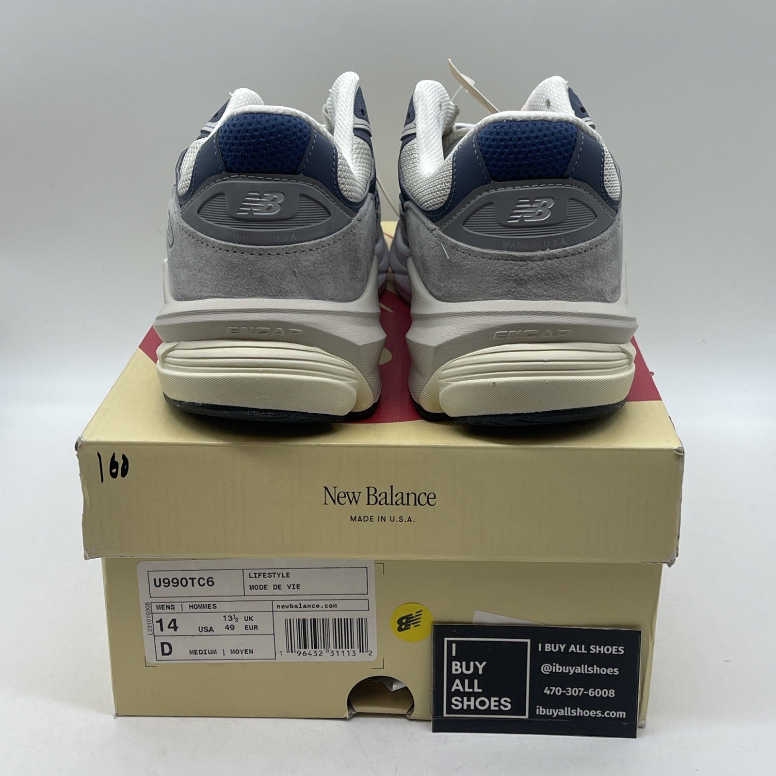 Size 14 - New Balance 990v6 Made in USA Grey Day 2023 (U990TC6)