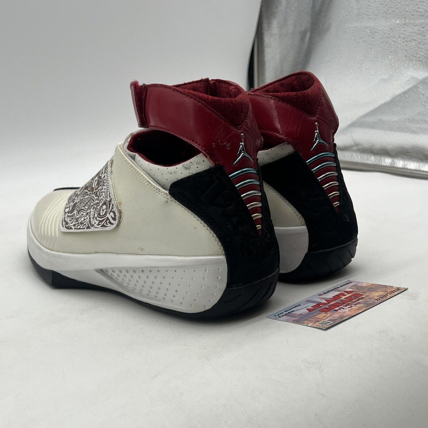 Size 8.5 - Air Jordan 20 OG White Varsity Red (310455-161)