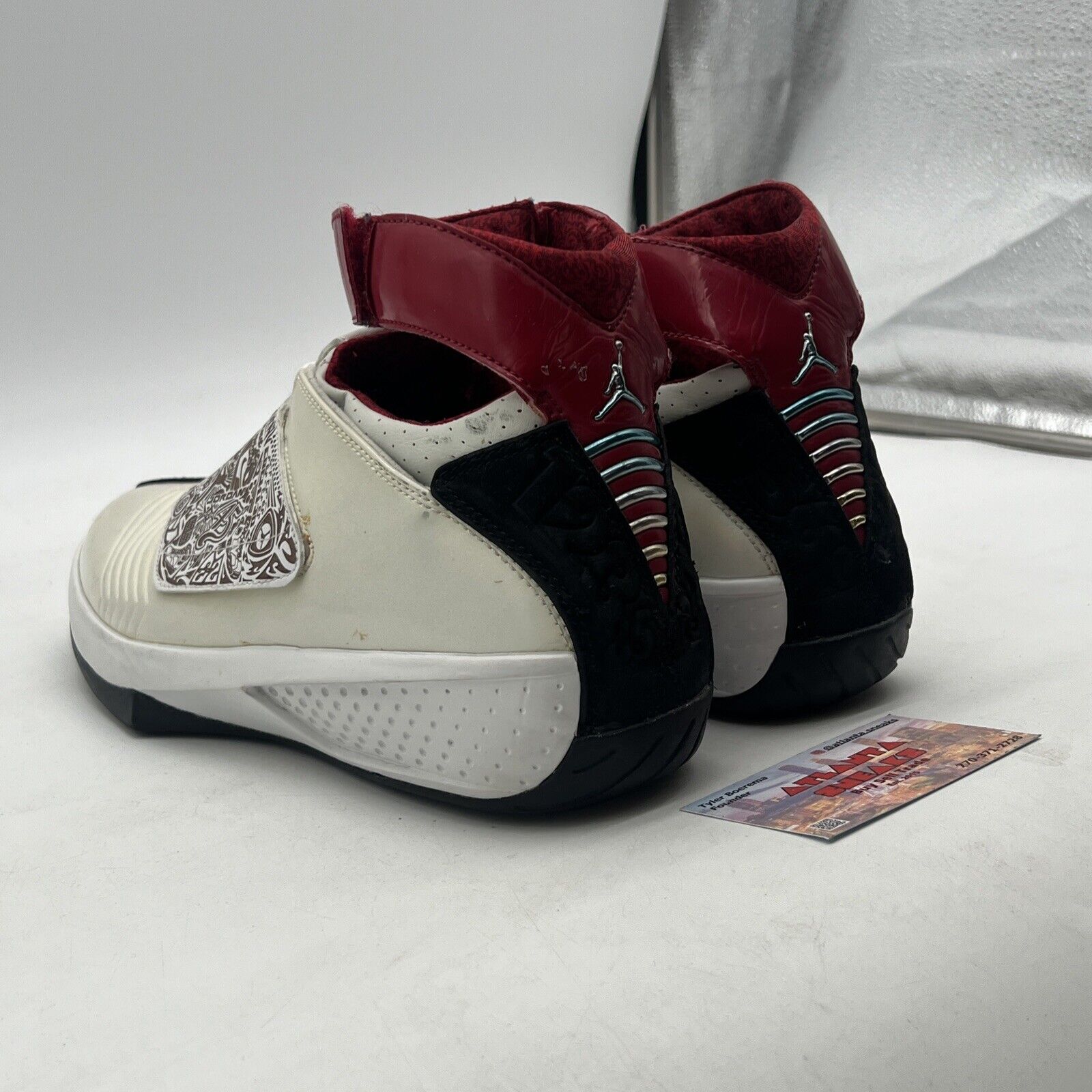 Size 8.5 - Air Jordan 20 OG White Varsity Red (310455-161)
