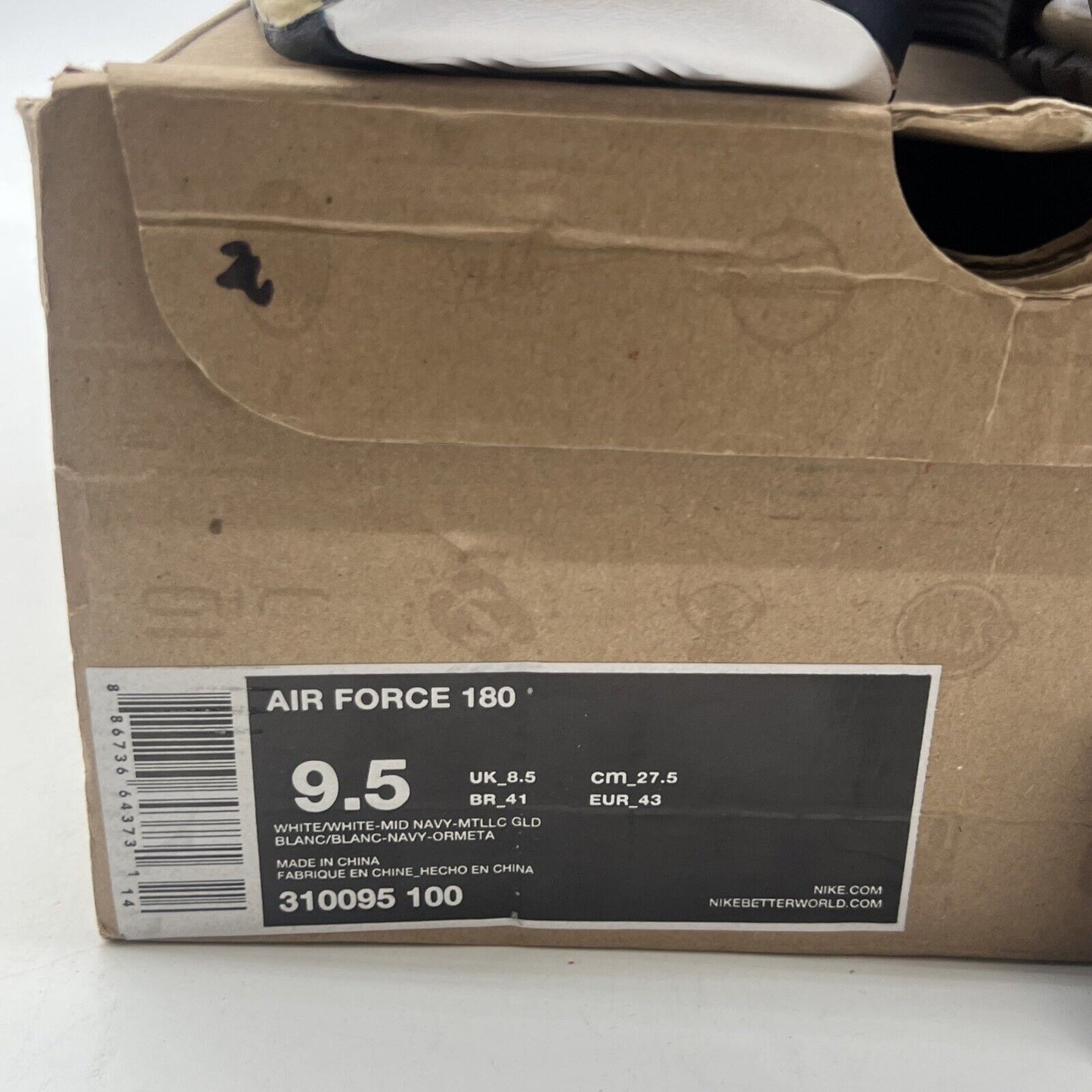 Size 9.5 - Nike Air Force 180 2012 Dream Team (310095-100)
