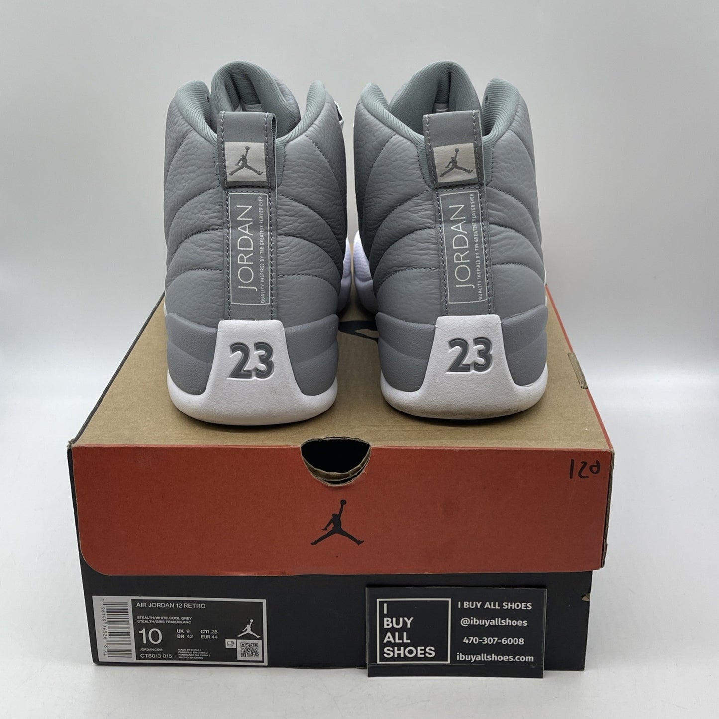 Size 10 - Air Jordan 12 Stealth 2022 (CT8013-015)