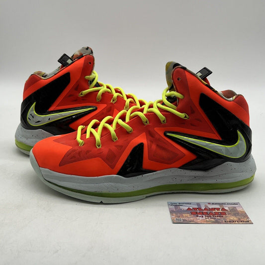 Nike Lebron 10 P.S Elite 'Bright Crimson' 579827-800 “Sample”