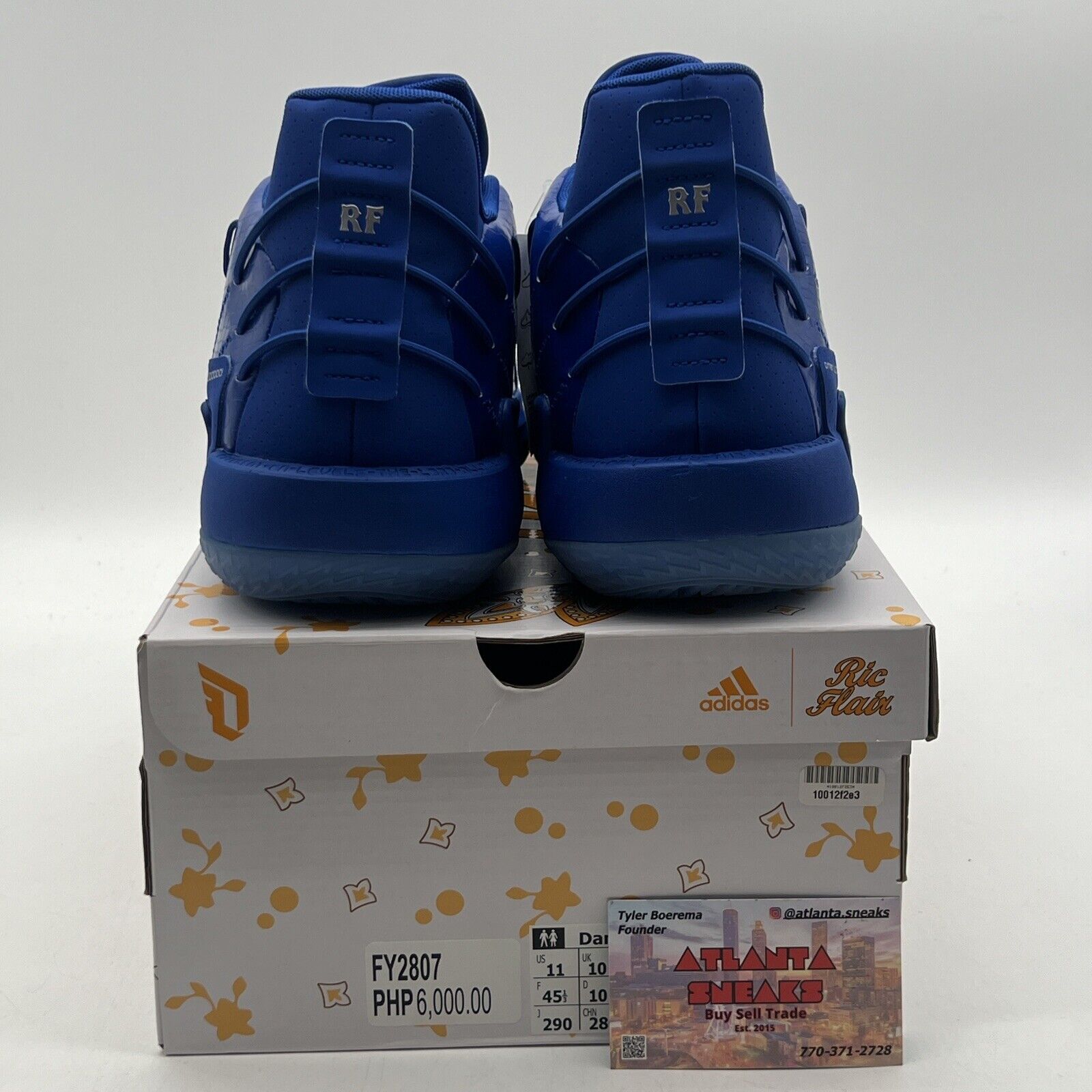 Size 11 - adidas Ric Flair x Dame 7 Royal Blue White (FY2807) Brand New