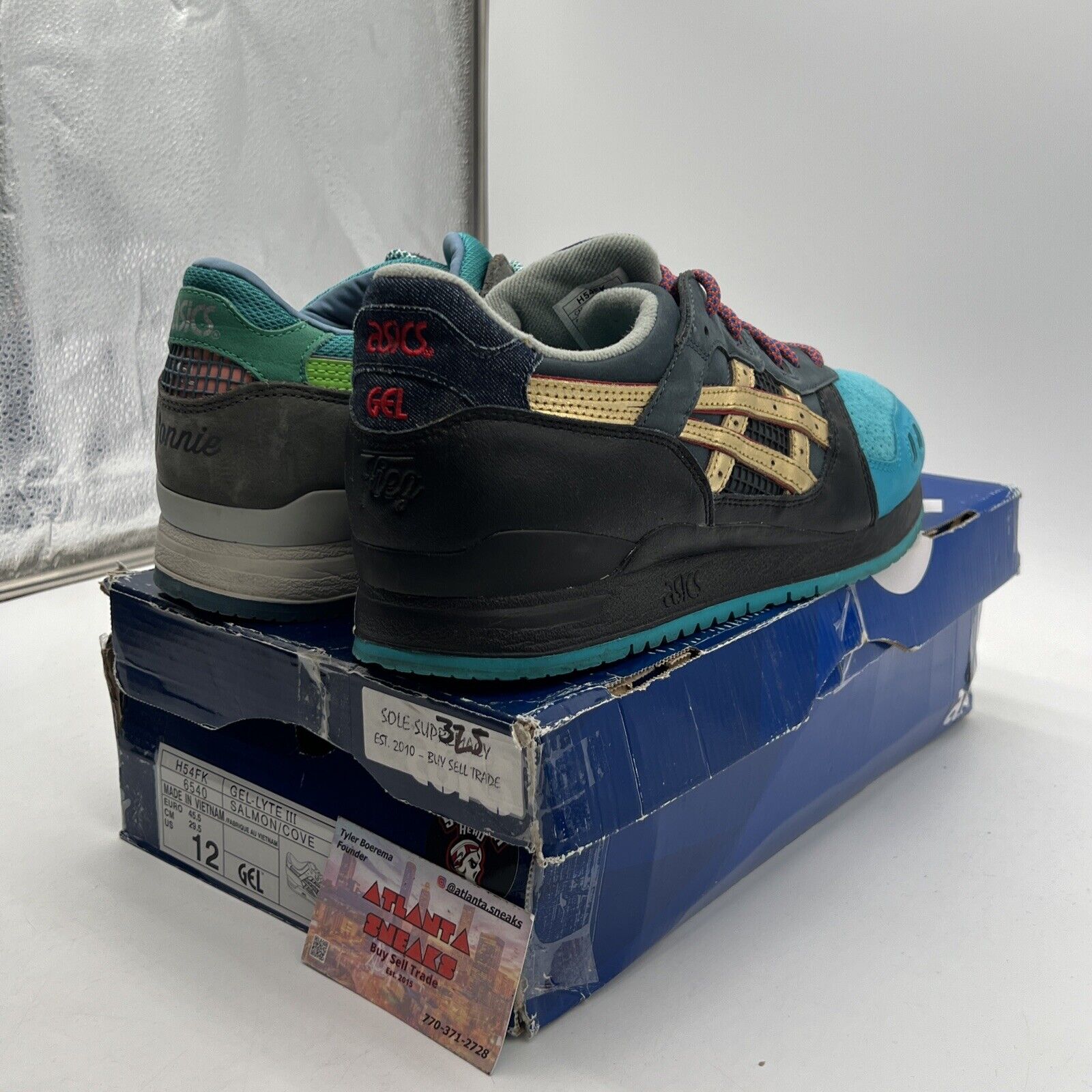 Size 12 - ASICS Ronnie Fieg x Gel Lyte 3 Homage White Suede (H54FK6540)