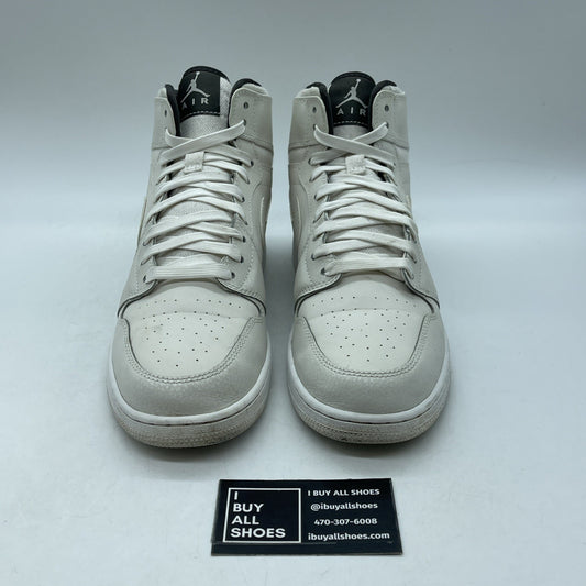 Size 9.5Y - Air Jordan 1 Retro High Premium GG Phantom White (705296-022)