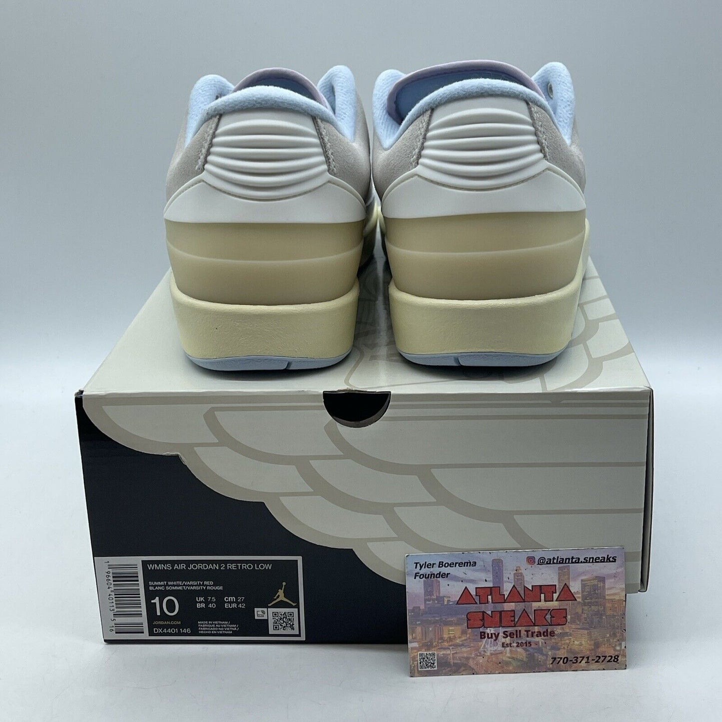 Size 10W - Air Jordan 2 Low Look, Up in the Air Brown Suede White (DX4401-146)