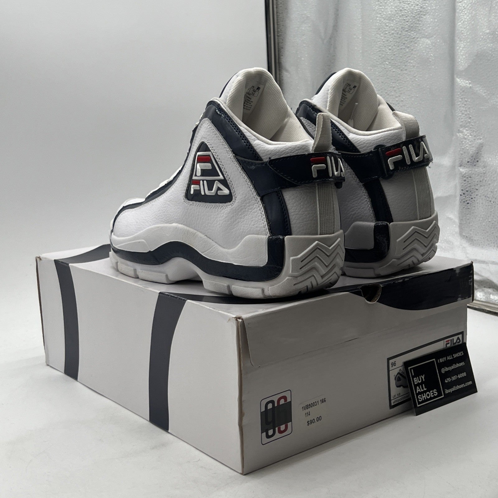 Size 13 - FILA 96' Grant Hill 2 Retro  White/Navy/Red (1VB90031-166)