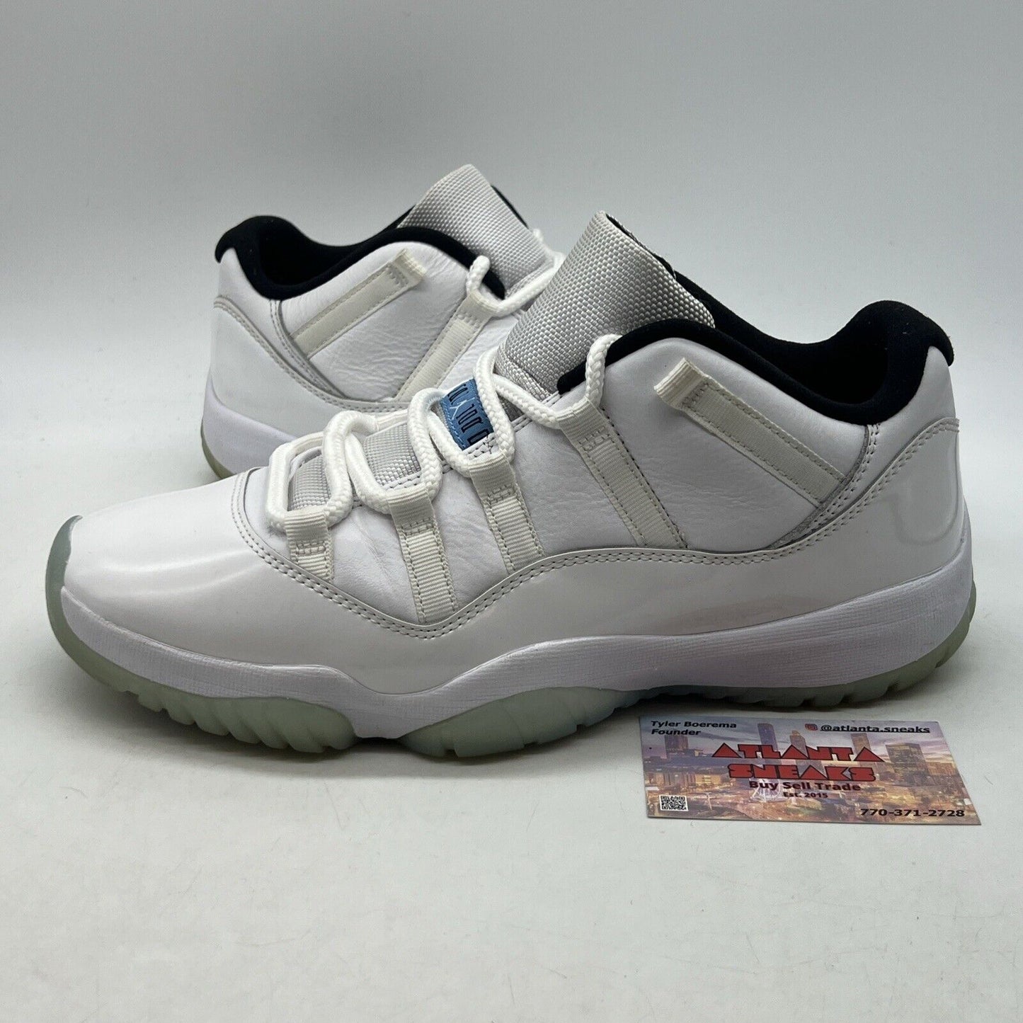 Size 9 - Jordan 11 Retro Low Legend Blue White Icey (AV2187-117)