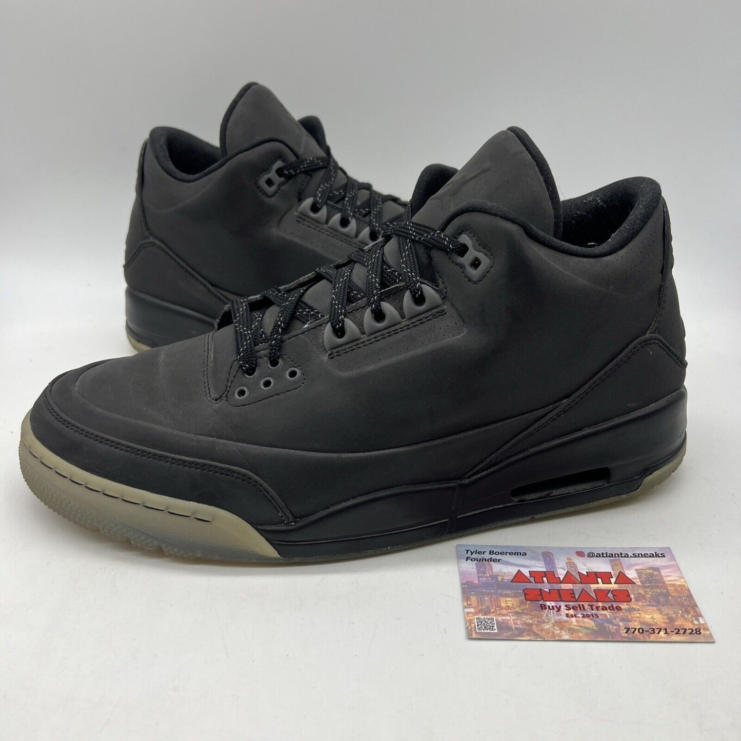 Size 11 - Air Jordan 3 5Lab3 Reflective Black (631603-010)