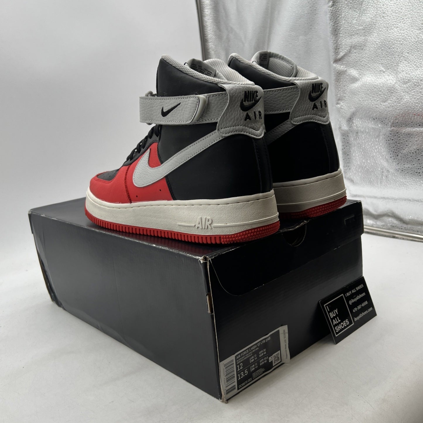 Size 12 - Nike Air Force 1 High 07 LV8 EMB 75TH NBA Anniversary (DC8870 001)