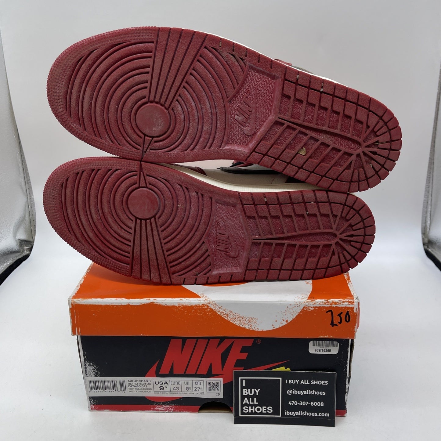 Size 9.5 - Jordan 1 Retro High OG Chicago Reimagined Lost & Found (DZ5485-612)