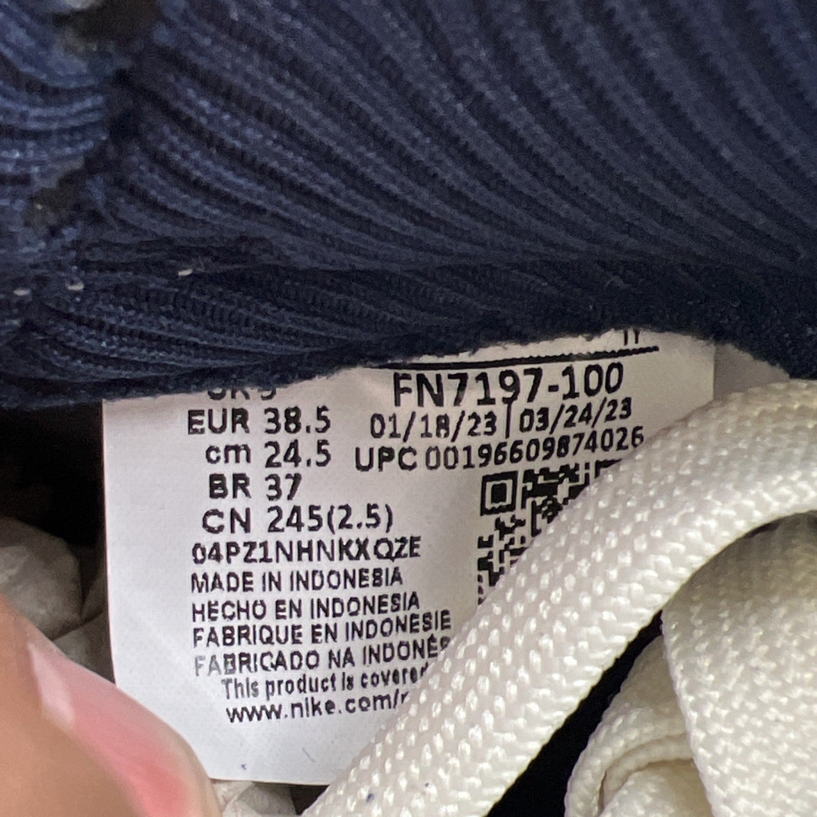 Size 7.5 - Nike Dunk Premium Low Vintage Navy W (FN7197-100)