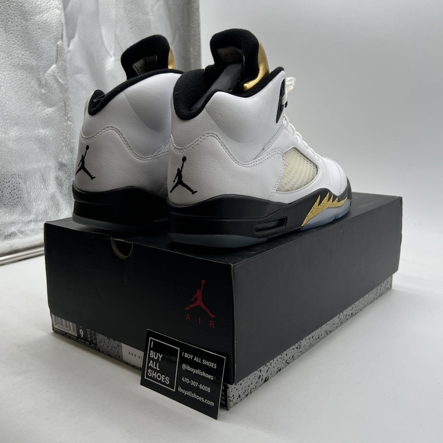Size 9 - Air Jordan 5 Retro Olympic (136027-133)