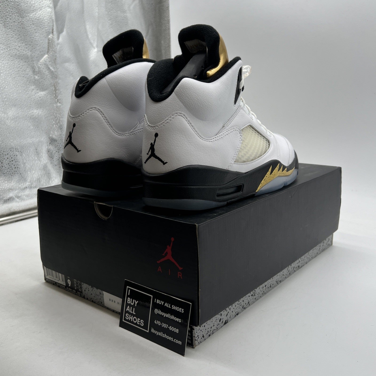 Size 9 - Air Jordan 5 Retro Olympic (136027-133)