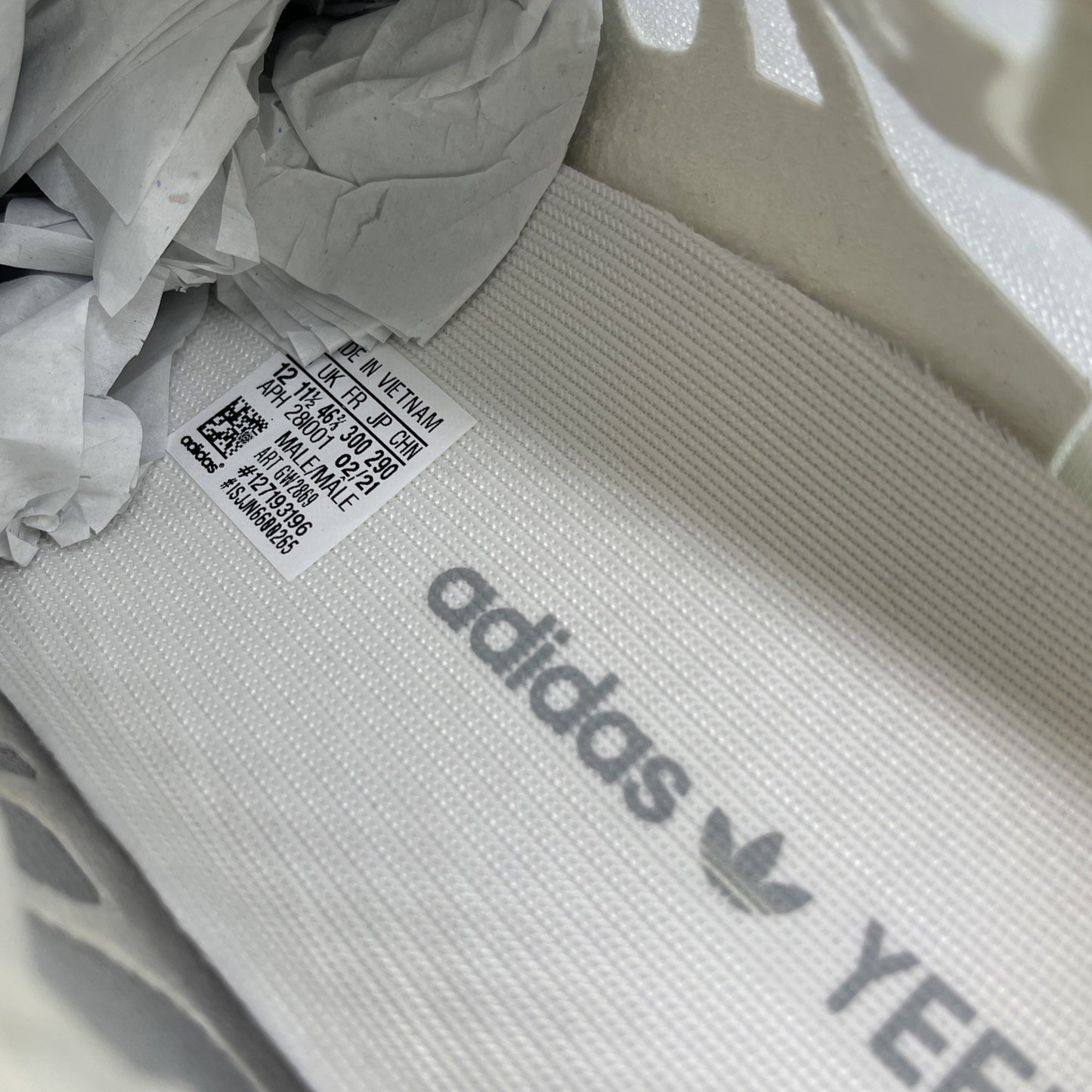 Size 12 - adidas Yeezy Boost 350 V2 Mono Ice (GW2869)