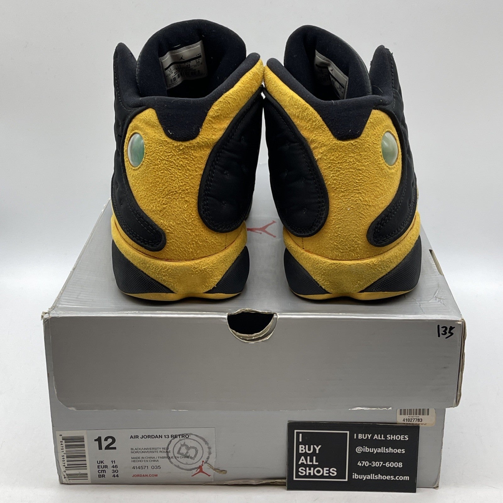 Size 12 - Air Jordan 13 Retro B-Grade Melo Class of 2002 Suede (414571-035)