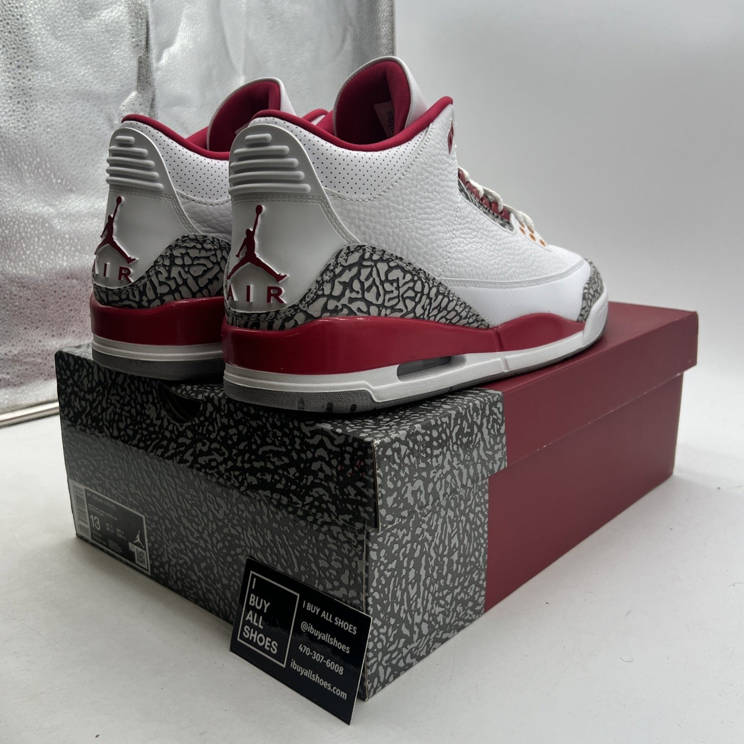 Size 13 - Air Jordan 3 Retro Mid Cardinal Red (CT8532-126)