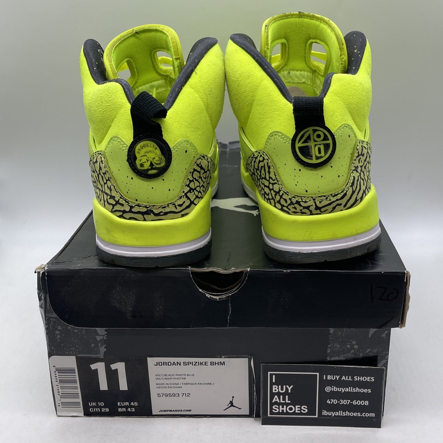 Size 11 - Air Jordan Spizike BHM (579593-712)