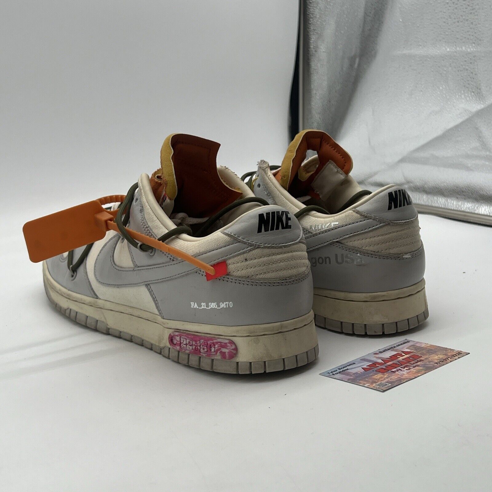 Size 11.5 - Nike Off-White x Dunk Low Lot 22 of 50 (DM1602-124)