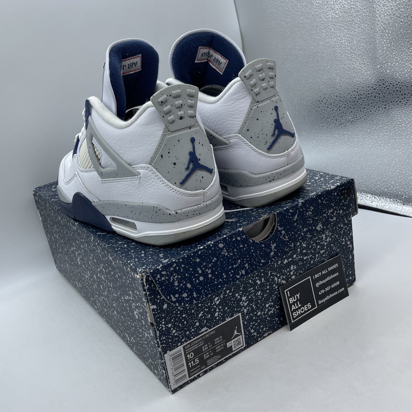 Size 10 - Air Jordan 4 Retro Mid Midnight Navy (DH6927-140)