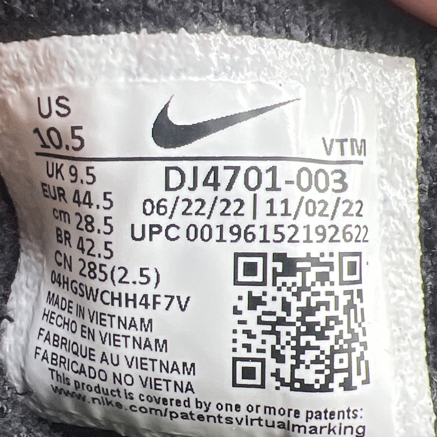 Size 10.5 - Nike Air Max Scorpion Flyknit Triple Black (DJ4701-003)