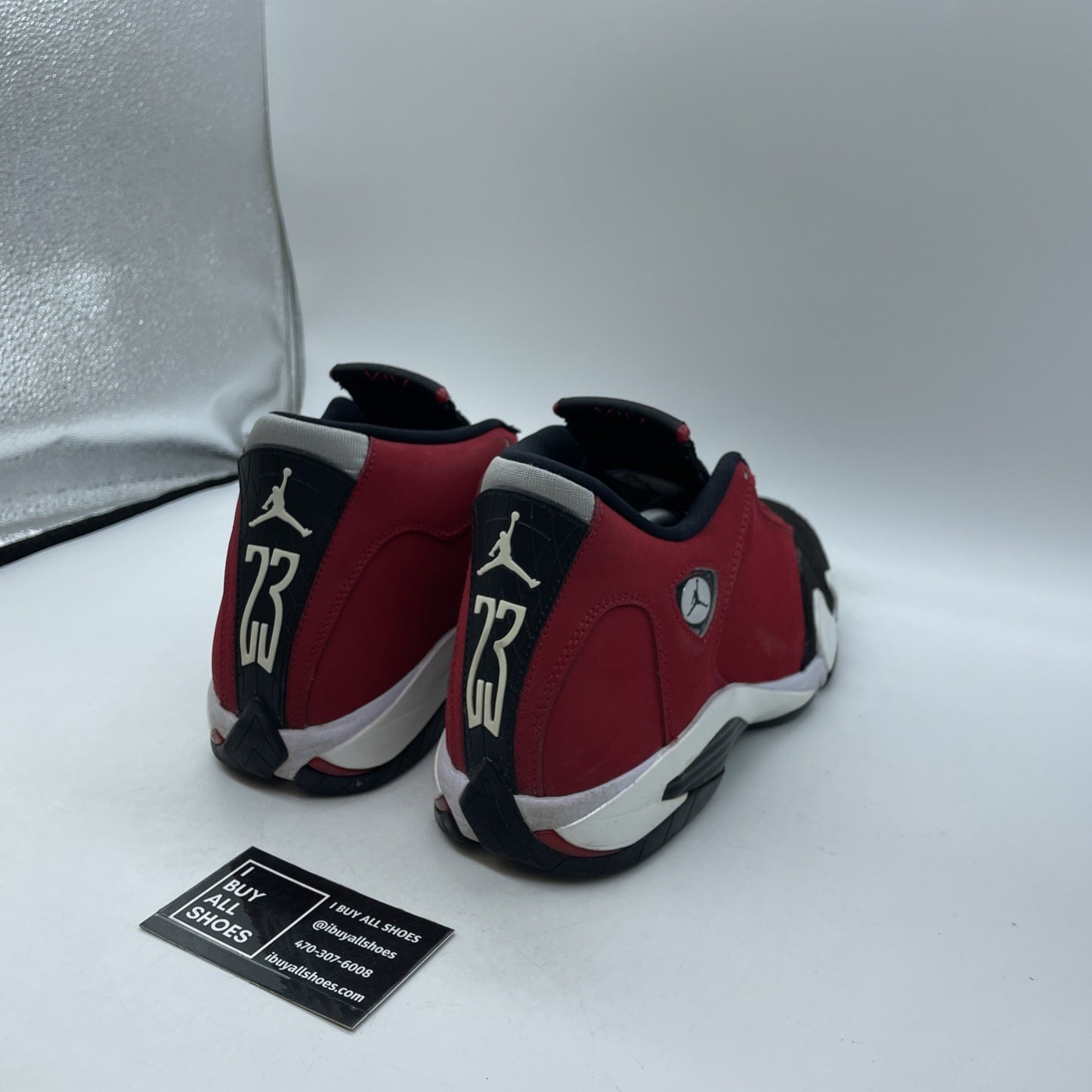 Size 10 - Air Jordan 14 Retro Gym Red Black Suede Leather (487471-006)