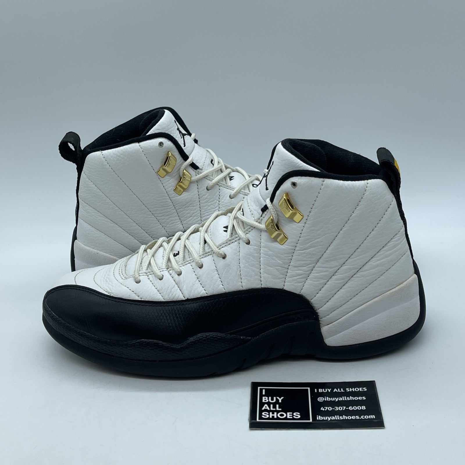 Size 10 - Air Jordan 12 Retro Countdown Pack Black White Leather (130690-109)