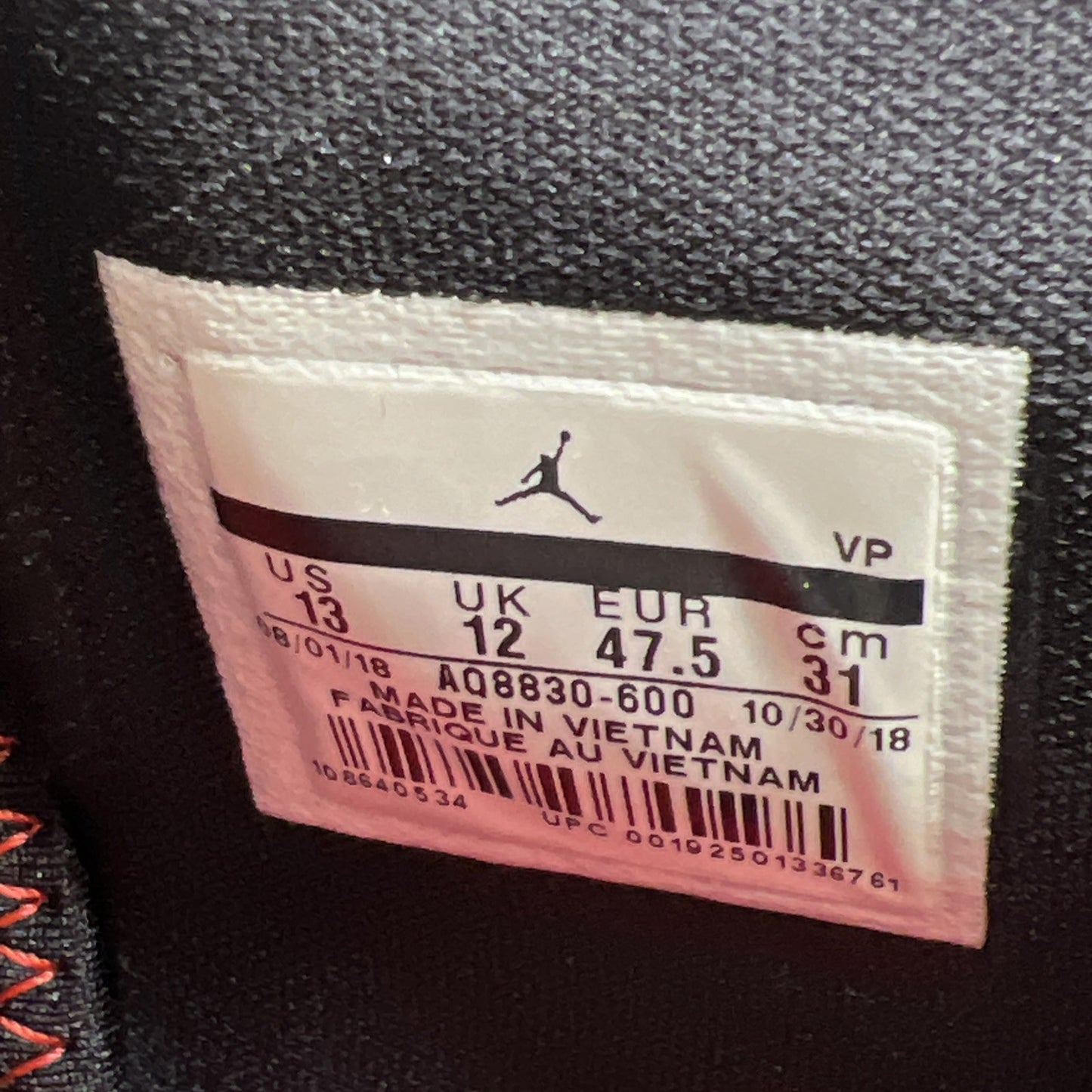 Size 13 - Air Jordan 33 University Red (AQ8830-600)