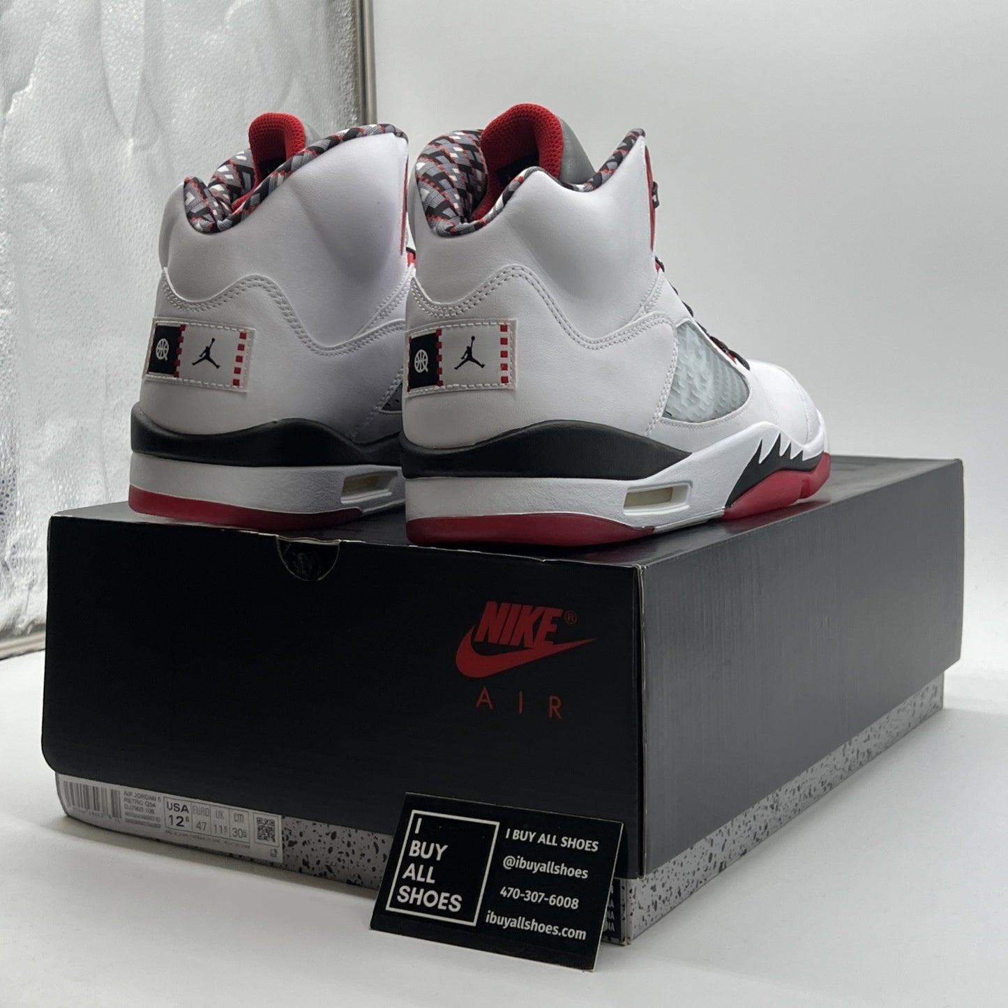 Size 12.5 - Air Jordan 5 Retro 2021 Quai 54 (DJ7903-106)