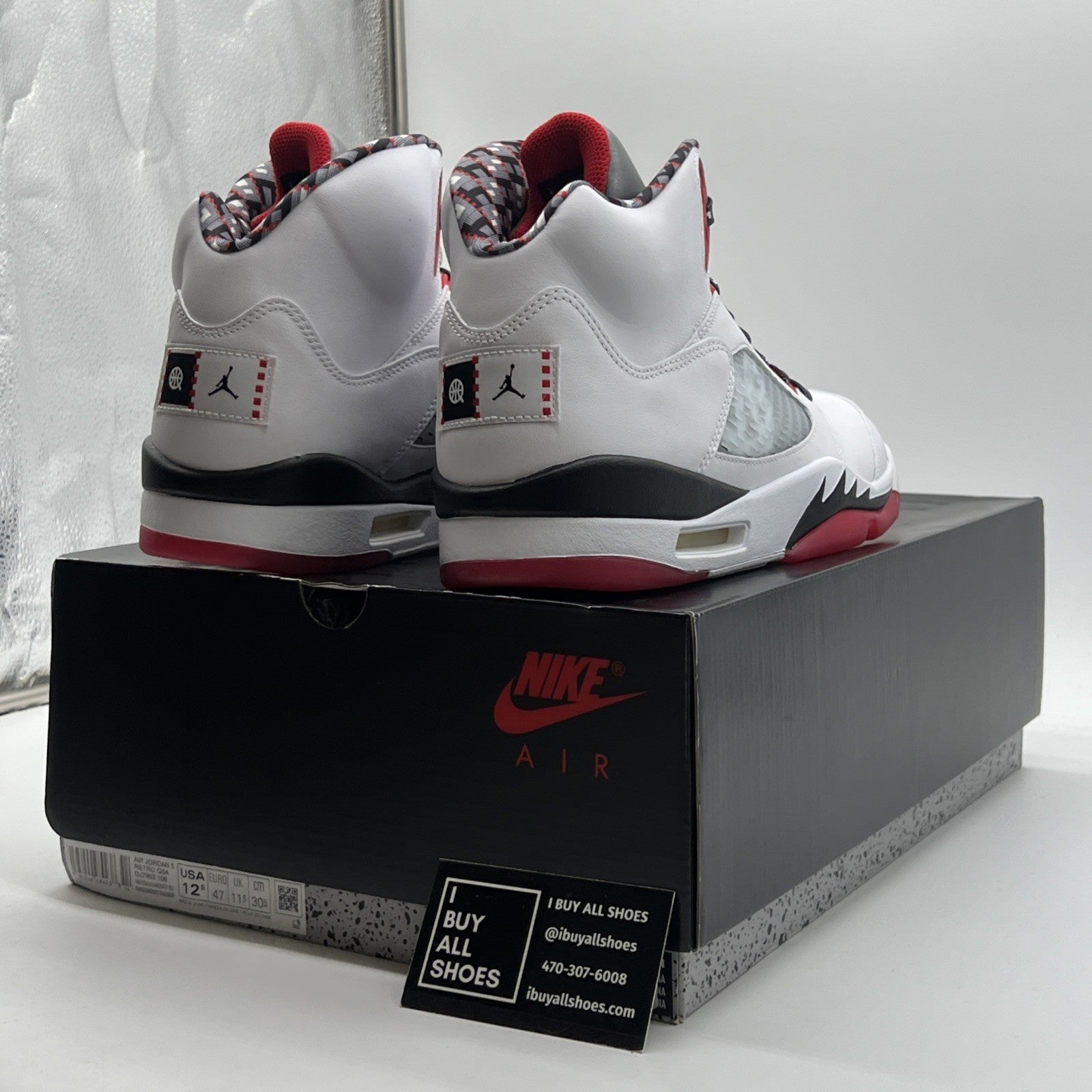 Size 12.5 - Air Jordan 5 Retro 2021 Quai 54 (DJ7903-106)