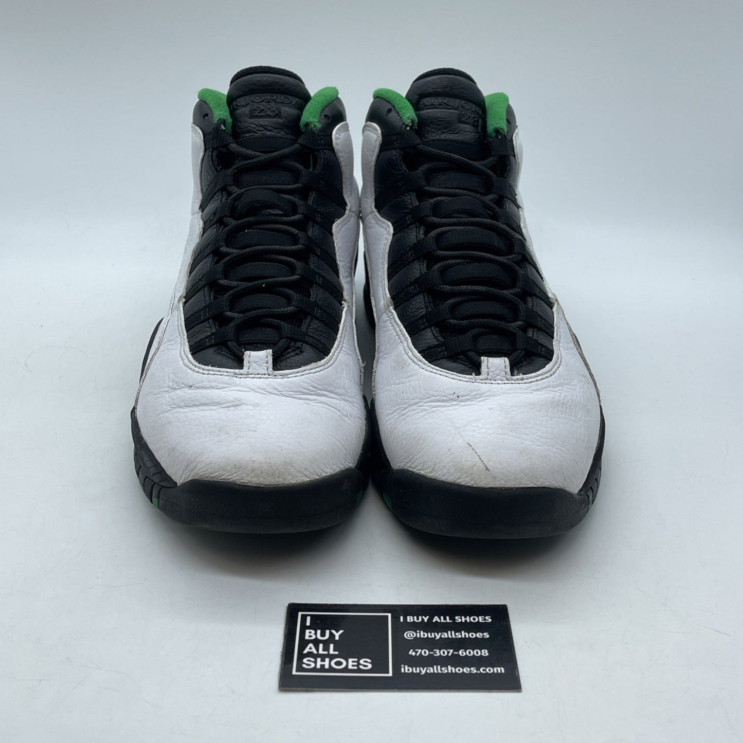Size 11 - Air Jordan 10 Retro 2019 Seattle White Green Leather (310805-137)