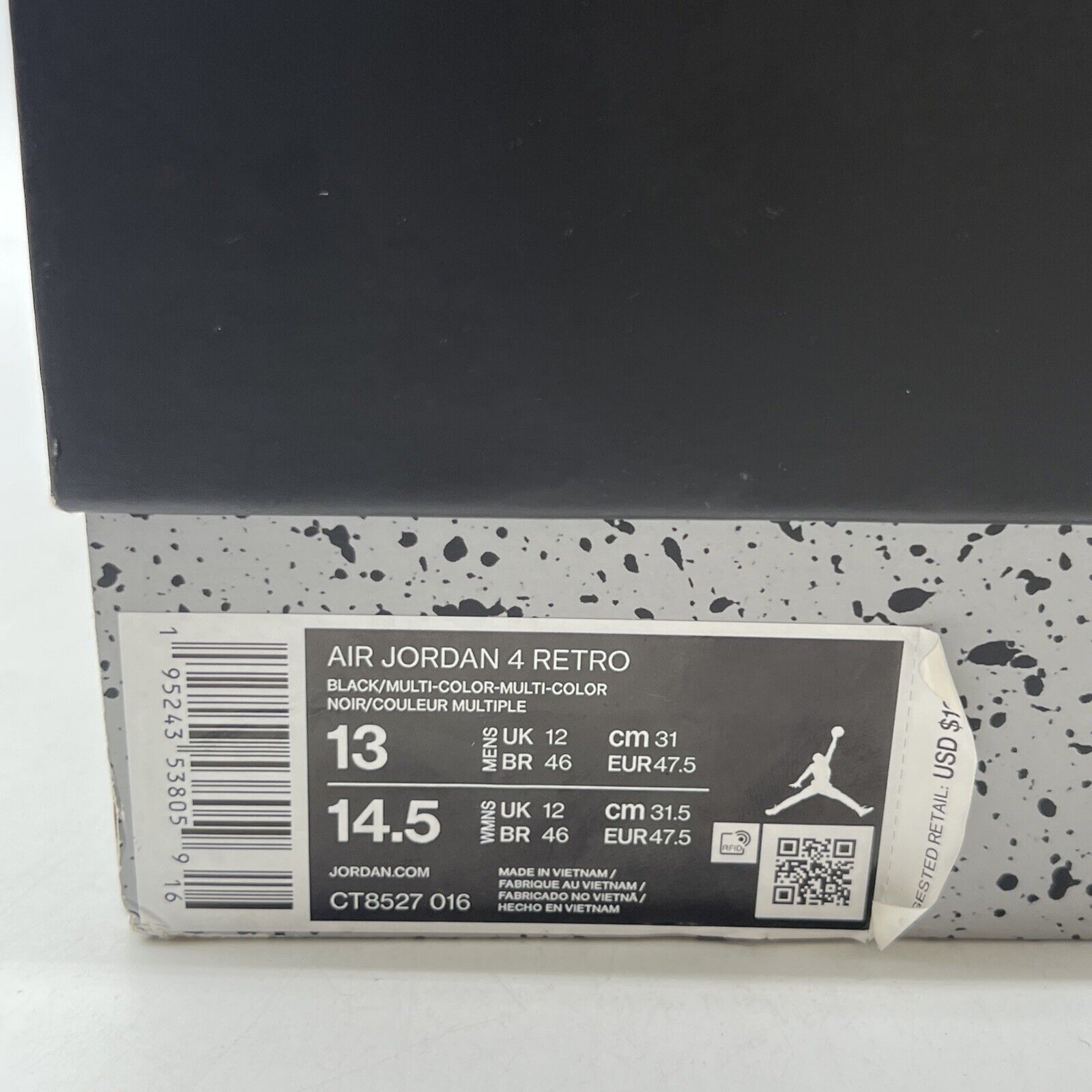 Size 13 - Air Jordan 4 Retro Mid Red Thunder (CT8527-016)
