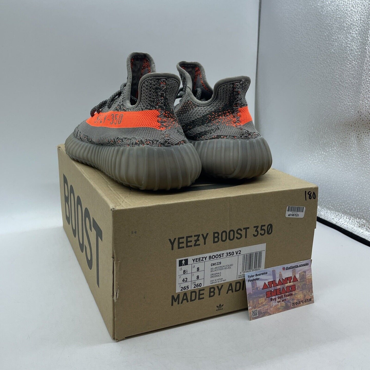 Size 8.5 - adidas Yeezy Boost 350 V2 Low Beluga Reflective (GW1229)