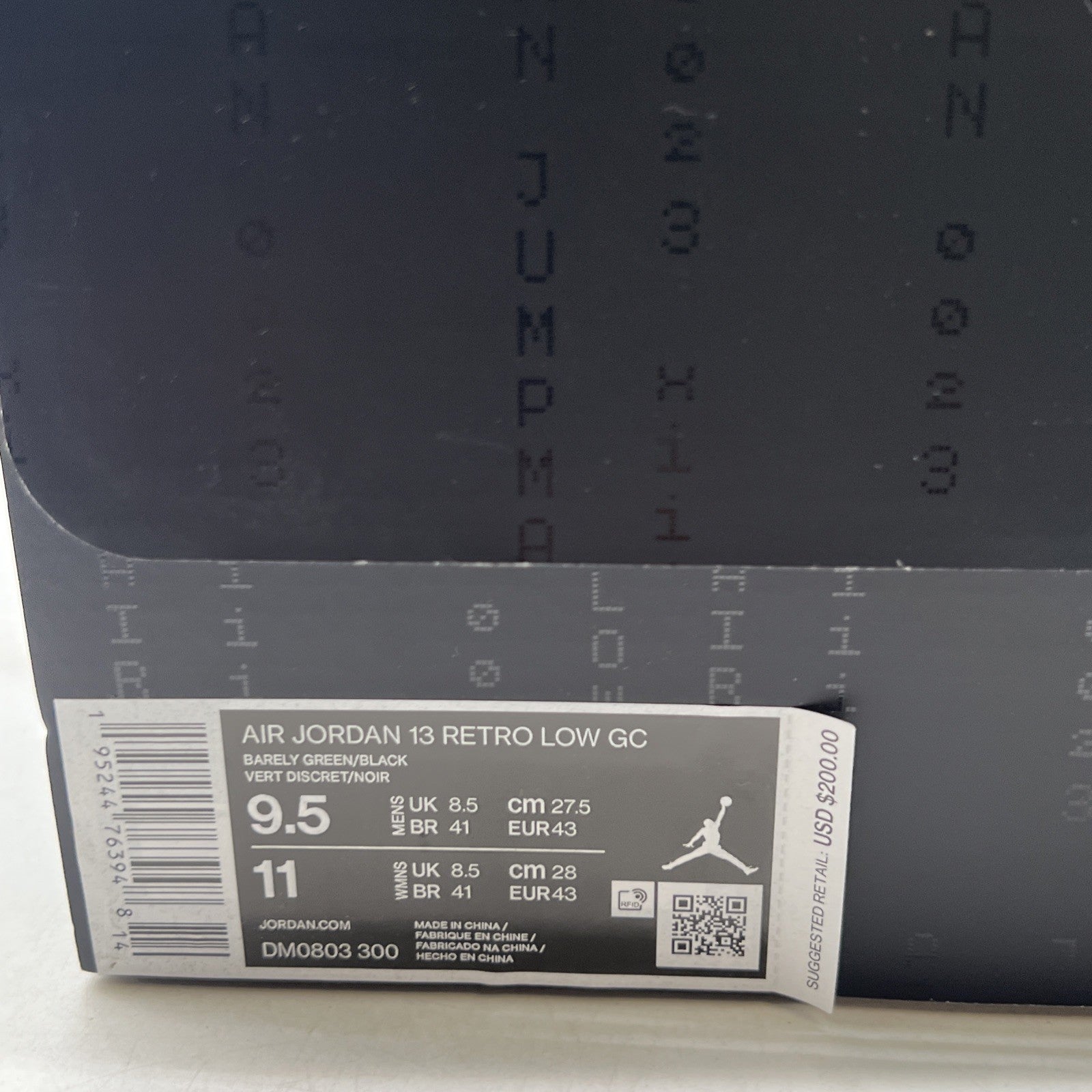 Size 9.5 - Air Jordan 13 Retro Low Singles Day (DM0803-300)