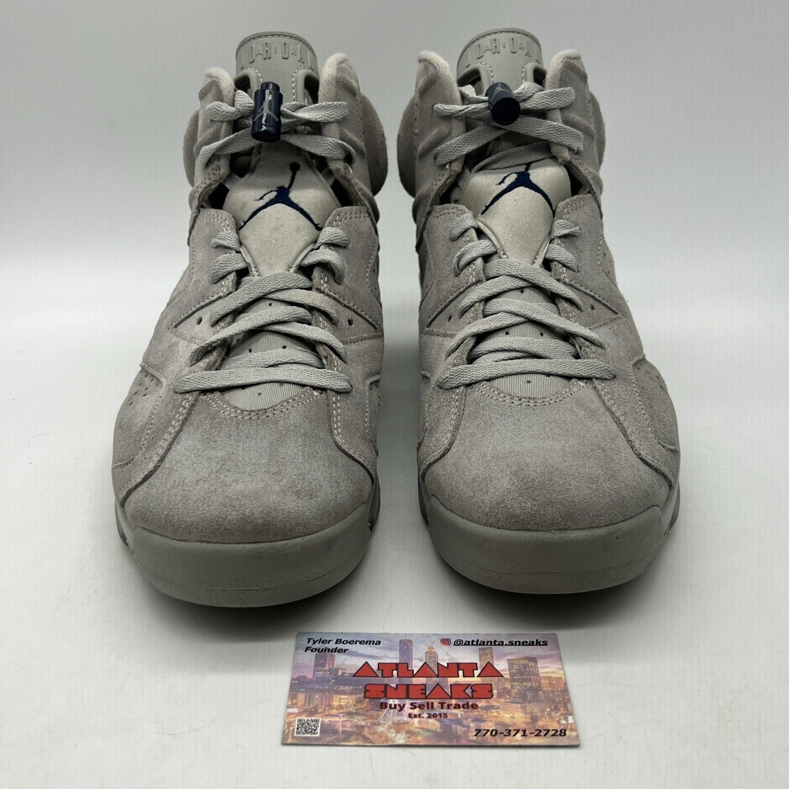 Size 11 - Jordan 6 Retro Mid Georgetown Grey Suede (CT8529-012)