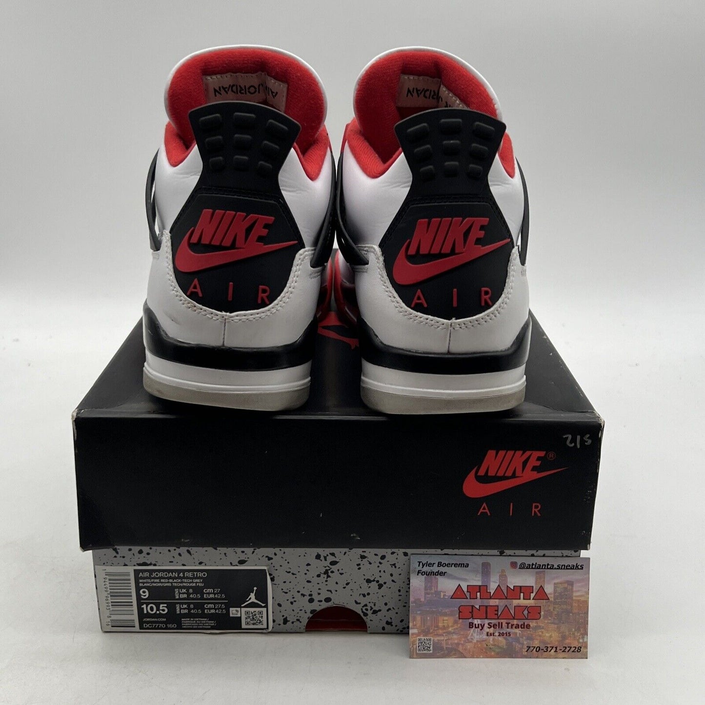 Size 9 - Jordan 4 Retro OG Mid Fire Red (DC7770-160)